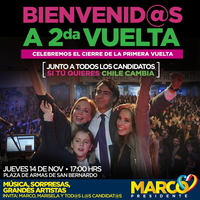 Bienvenid@s a 2da vuelta celebremos el cierre de la primera vuelta.