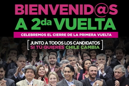 Bienvenid@s a 2da vuelta celebremos el cierre de la primera vuelta.