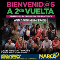 Bienvenid@s a 2da vuelta celebremos el cierre de la primera vuelta.