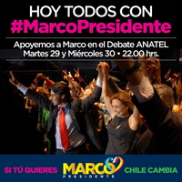 Hoy todos con #MarcoPresidente
