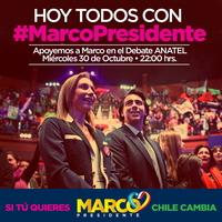 Hoy todos con #MarcoPresidente