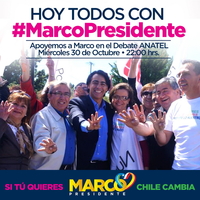 Hoy todos con #MarcoPresidente