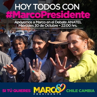 Hoy todos con #MarcoPresidente