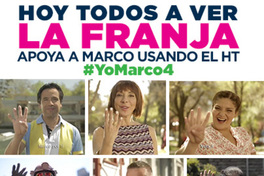 Hoy todos a ver la franja apoya a Marco usando el HT.