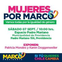 Mujeres por Marco vamos todas por la igualdad de género.