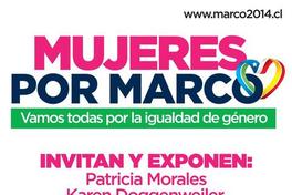 Mujeres por Marco vamos todas por la igualdad de género.