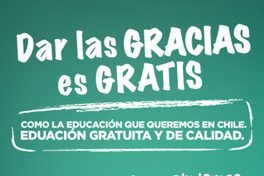 Dar las gracias es gratis