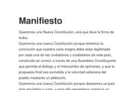 [Manifiesto por una Asamblea Constituyente]