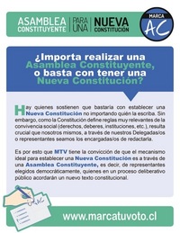 Asamblea Constituyente para una nueva Constitución