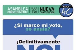 Asamblea Constituyente para una nueva Constitución