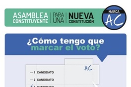 Asamblea Constituyente para una nueva Constitución