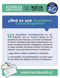 Asamblea Constituyente para una nueva Constitución