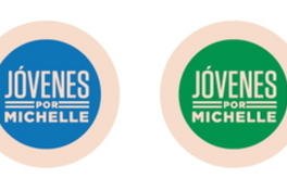 [Cuatro chapitas de la campaña presidencial de Michelle Bachelet]