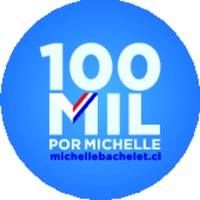 [Dos chapitas de la campaña presidencial de Michelle Bachelet]