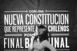 Con una nueva constitución que represente a los chilenos pondrá fin al binominal