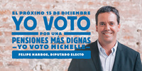 El Próximo 15 de Diciembre yo voto por unas pensiones más dignas