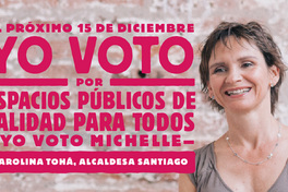 El Próximo 15 de Diciembre yo voto por espacios públicos de calidad para todos
