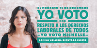 El Próximo 15 de Diciembre yo voto por respeto a los derechos laborales de todos