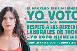 El Próximo 15 de Diciembre yo voto por respeto a los derechos laborales de todos