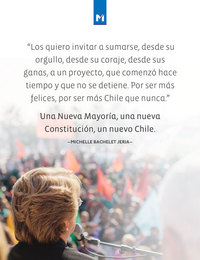 [Invitación de Michelle Bachelet para un nuevo Chile]