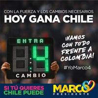 Con la fuerza y los cambios necesarios hoy gana Chile