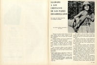 Llamado a los cristianos de los países desarrollados  [artículo] Raúl Cardenal Silva Henríquez.