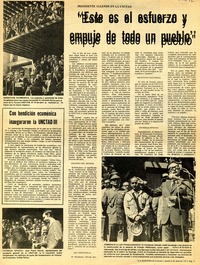 "Este es el esfuerzo y empuje de todo un pueblo" Presidente Allende en la UNCTAD. [artículo] :