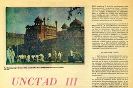 UNCTAD III  [artículo].