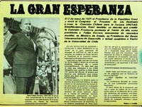 La gran esperanza  [artículo].