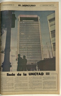 Sede de la UNCTAD III  [artículo].