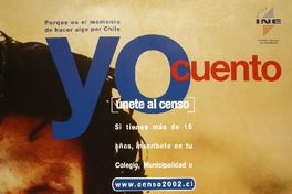 Yo cuento unete al censo : censo 2002 : todos contamos.