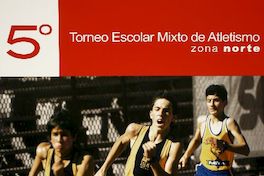 5° torneo escolar mixto de atletismo zona norte : sáb. 17 dom. 18 ago. 2002.