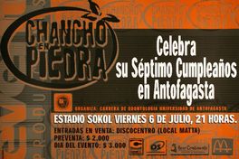 Chancho en Piedra celebre sy séptimo cumpleaños en Antofagasta.