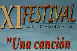 XI festival Antofagasta una canción para Jesús.