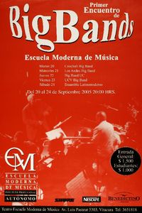 Primer encuentro de Big Bands escuela moderna de música.