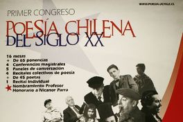 Primer congreso poesía chilena del siglo XX.