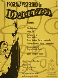 Programa vespertino de danza