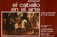 El caballo en el arte 3 de septiembre al 4 de octubre.