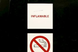 Inflamable respeta las normas es tu seguridad.