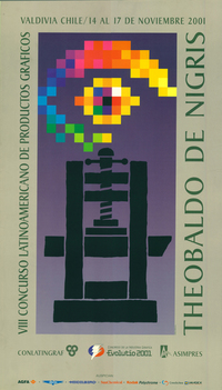 VIII concurso latinoamericano de productos gráficos Theobaldo de Nigris Valdivia Chile14 al 17 de noviembre 2001.