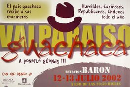 Valparaíso guachaca a ponerle güendy!!! : Estación Barón 12-13 julio 2000.