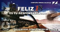 Feliz 18 es tu responsabilidad : prevención compromiso de todos.