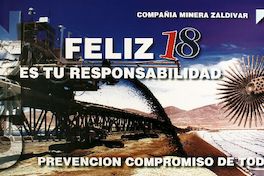 Feliz 18 es tu responsabilidad : prevención compromiso de todos.