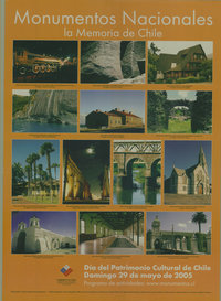 Monumentos nacionales la memoria de Chile día del patrimonio cultural de Chile domingo 29 de mayo de 2005.