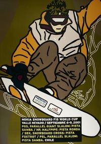 Nokia snowboard first world cup : Valle Nevado.