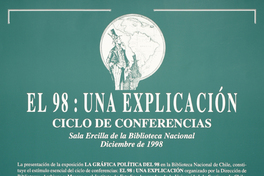 El 98 una explicación : ciclo de conferencias.
