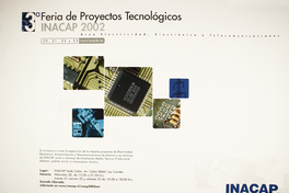 3a feria de proyectos tecnológicos INACAP 2002.
