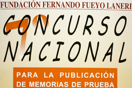 Concurso nacional Fundación Fernando Fueyo Laneri.