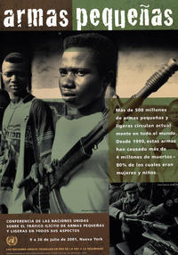 Armas pequeñas Conferencia de las Naciones Unidas sobre el tráfico ílicito de armas pequeñas y ligeras en todos sus aspectos : 9 a 20 de julio de 2001, Nueva York.