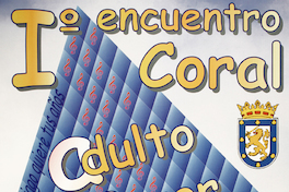 1er encuentro coral adulto mayor : viernes 25 de agosto.